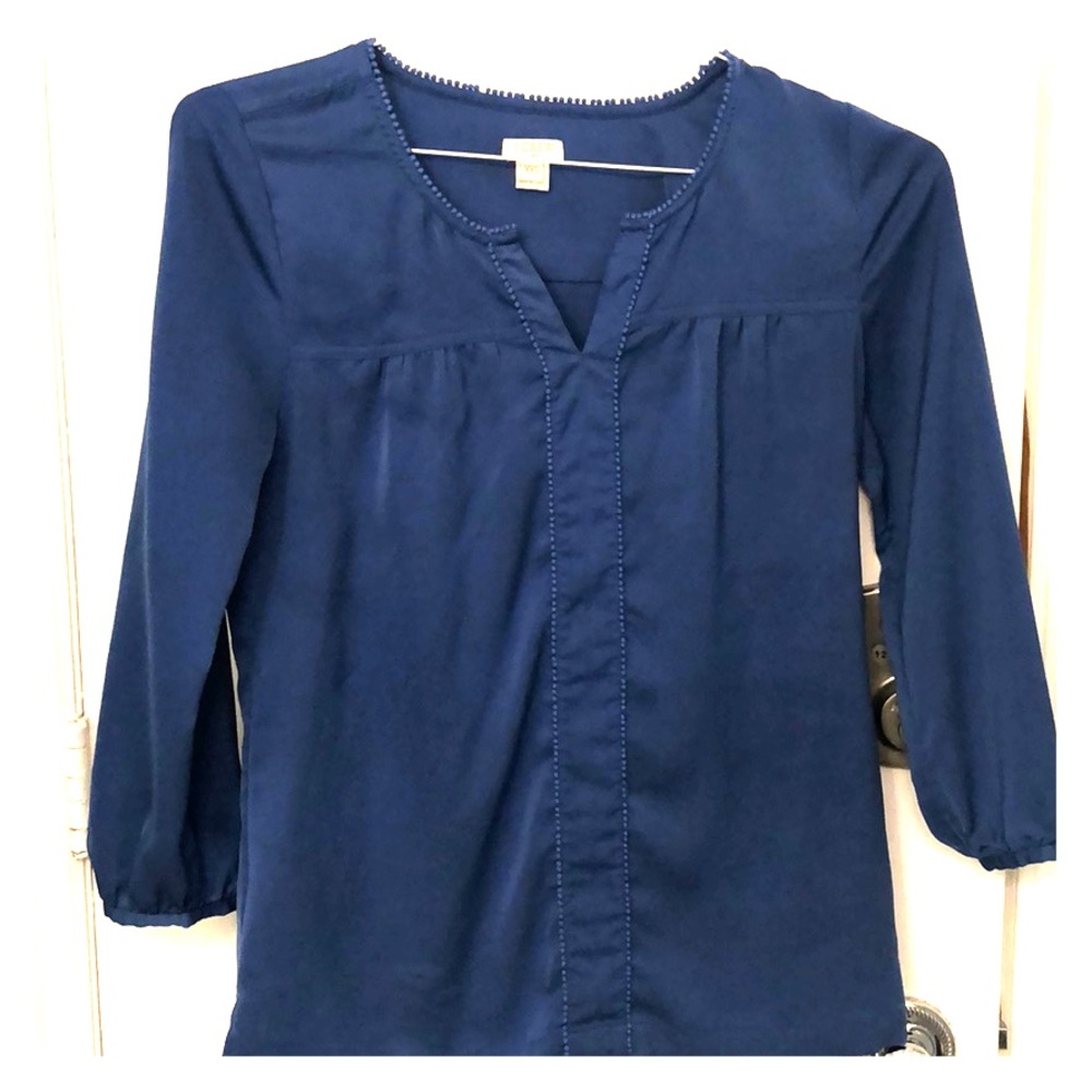 JCrew 3/4 length sleeve shirt sz XXS